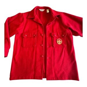 Vintage 1970s Boy Scouts of America Authentic Official Jacket Red Men's …